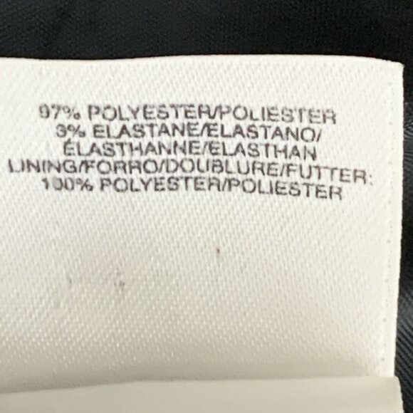 Kasper black white patterned blazer small size 6 office preppy old money style - Picture 12 of 12